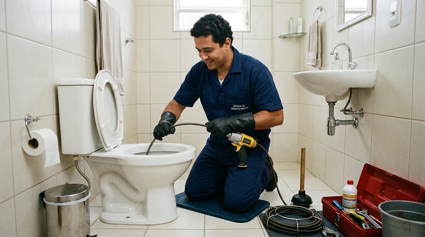 Atendimento em Vaso Sanitário em Uberlândia‑MG